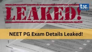 NEET PG Exam Details Leaked