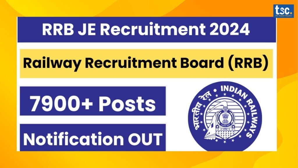 RRB JE Recruitment 2024