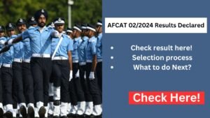 AFCAT 02/2024 Results Declared