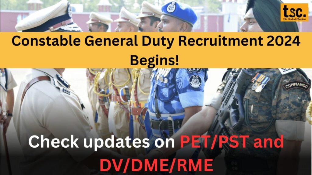 Constable General Duty Recruitment 2024