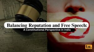 Balancing Reputation and Free Speech: A Constitutional Perspective in India