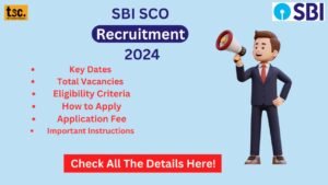 SBI SCO Recruitment 2024