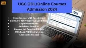 UGC ODL/Online Courses Admission 2024