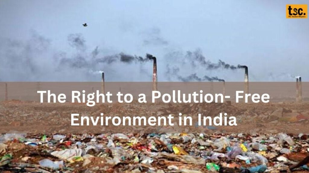 The Right to a Pollution-Free Environment in India