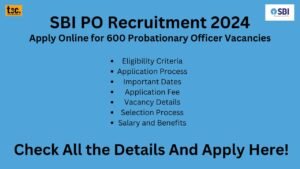 SBI PO Recruitment 2024