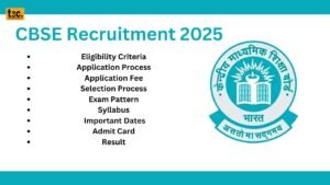 CBSE Recruitment 2025