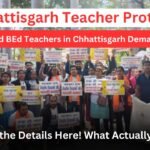 Chhattisgarh Teacher Protest