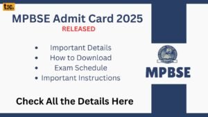 MPBSE Admit Card 2025 Released: Download Your Hall Ticket Now!