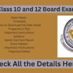 RBSE Class 10 and 12 Board Exams 2025