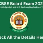 CBSE Board Exam 2025