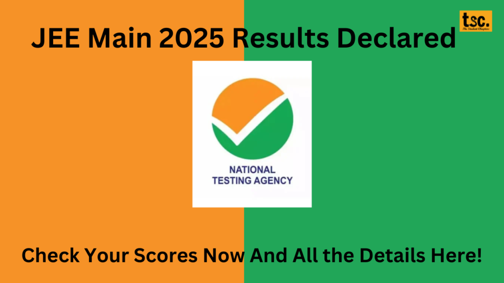 JEE Main 2025 Results Declared