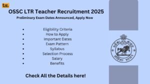 OSSC LTR Teacher Recruitment 2025