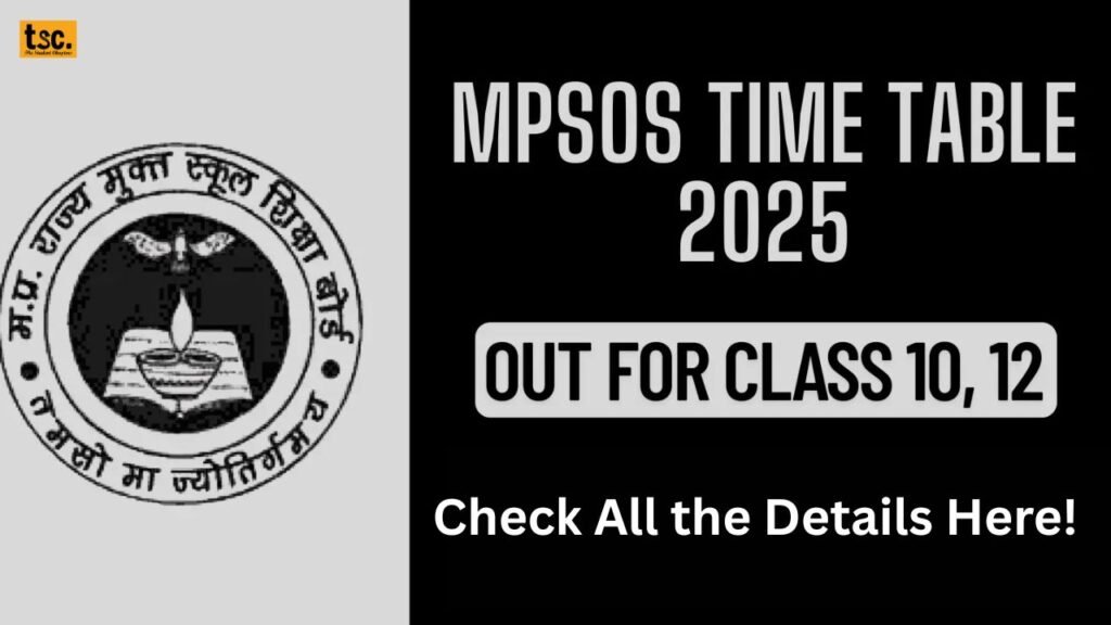 MPSOS Exam Timetable 2025