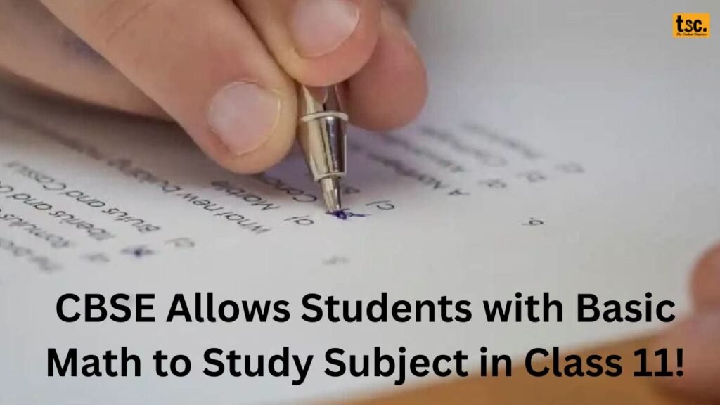 CBSE Allows Students with Basic Math to Study Subject in Class 11!