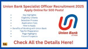 Union Bank Specialist Officer Recruitment 2025