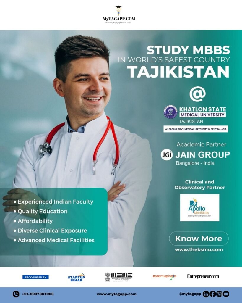 Study MBBS in Tajikistan!