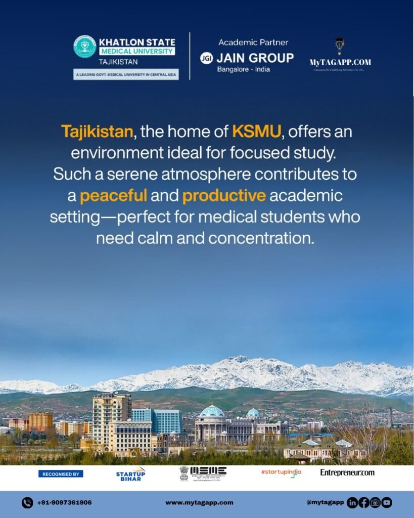 Study MBBS in Tajikistan!