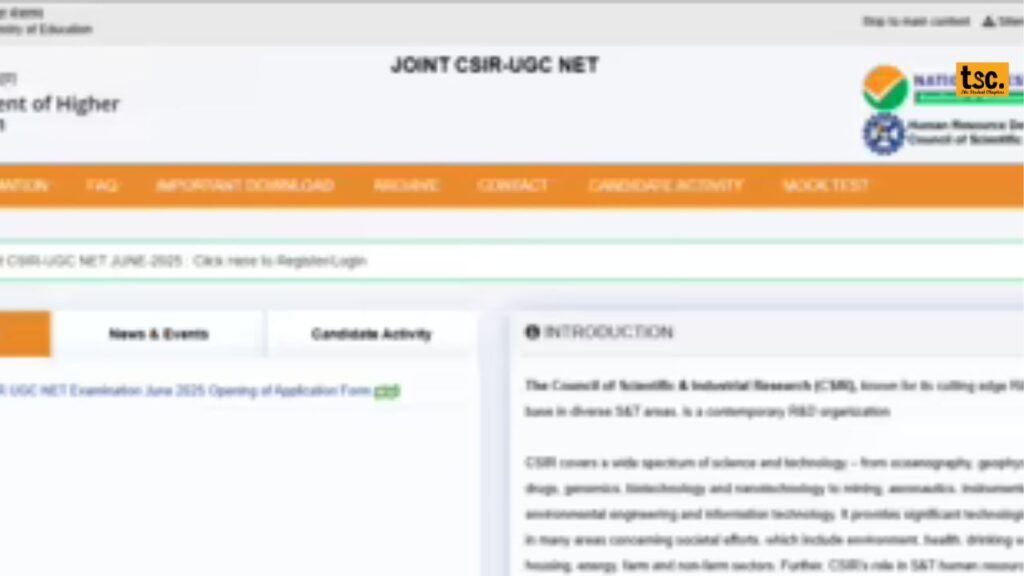 CSIR UGC NET June 2025 Registration: Last Chance to Apply Today!