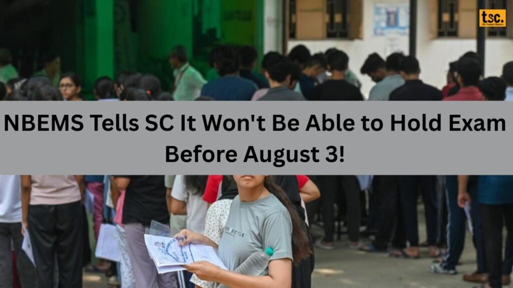 NEET-PG 2025 Exam: NBEMS Tells SC It Won't Be Able to Hold Exam Before August 3!