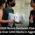 CUET UG 2025 Result Declared: Five Students Secure Over 1200 Marks in Aggregate!