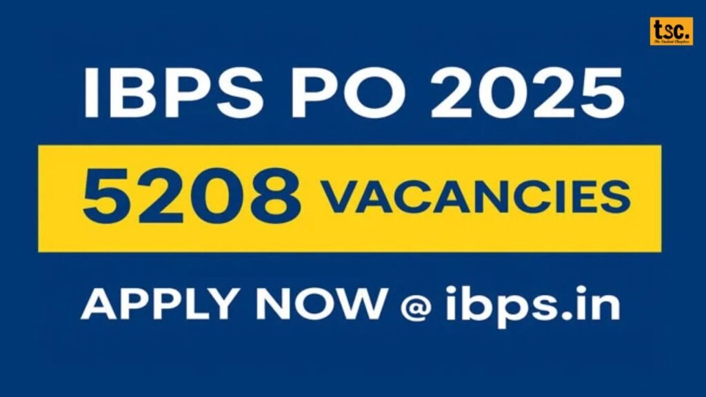 IBPS PO 2025 Recruitment: Apply Now for 5208 Vacancies!