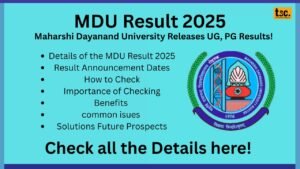 MDU Result 2025 Maharshi Dayanand University Releases UG, PG Results!